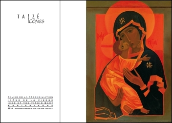 La vierge de Taizé, carte double 301A