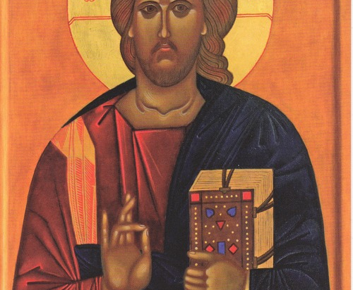 Icon on wood, medium size - Christ's face