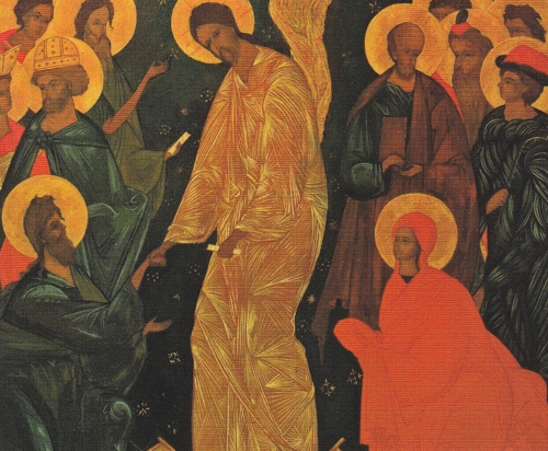 Icon on wood, medium size - Resurrection