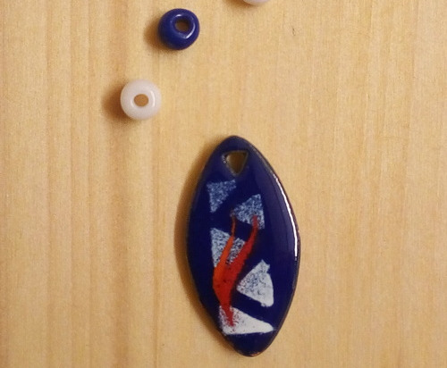 Pendant with cord (N°A06)
