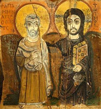 Icon on cardboard, 383 medium size – Christ and the Believer