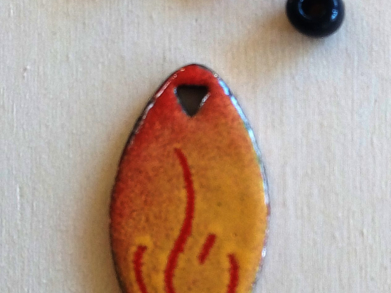 Pendant with cord (N°A01)