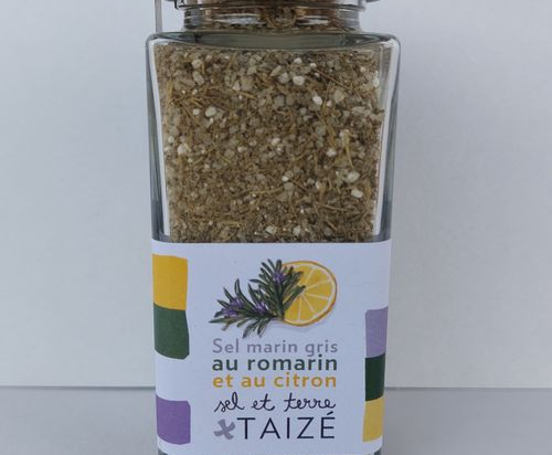 Sel marin gris au romarin et au citron