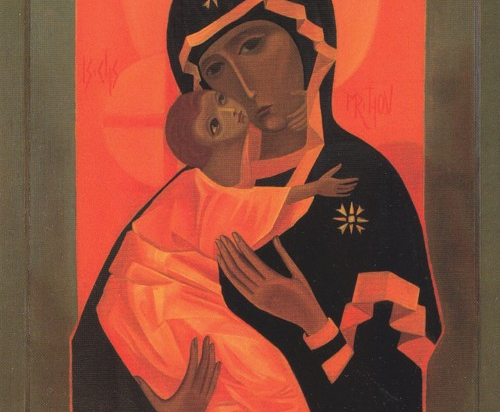 Icon on wood, 301 medium size – The Virgin and Child