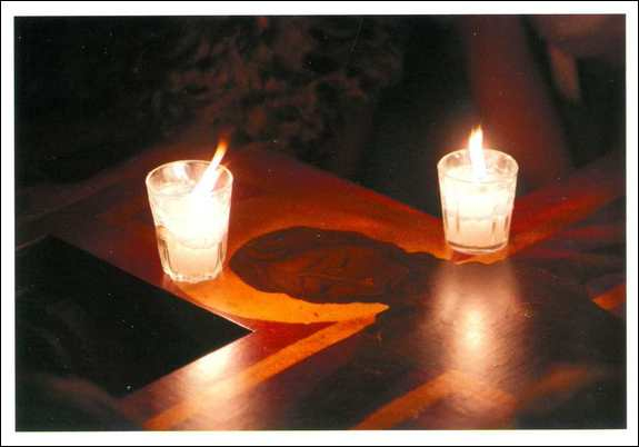 Croix 2 bougies, Carte postale  434