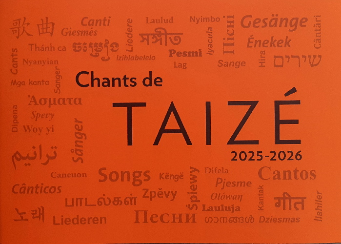 Chants de Taizé : 2025 - 2026 orange