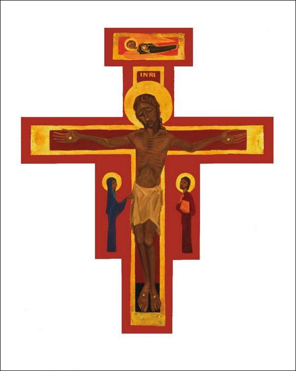 Cross of Taizé, small poster 303B