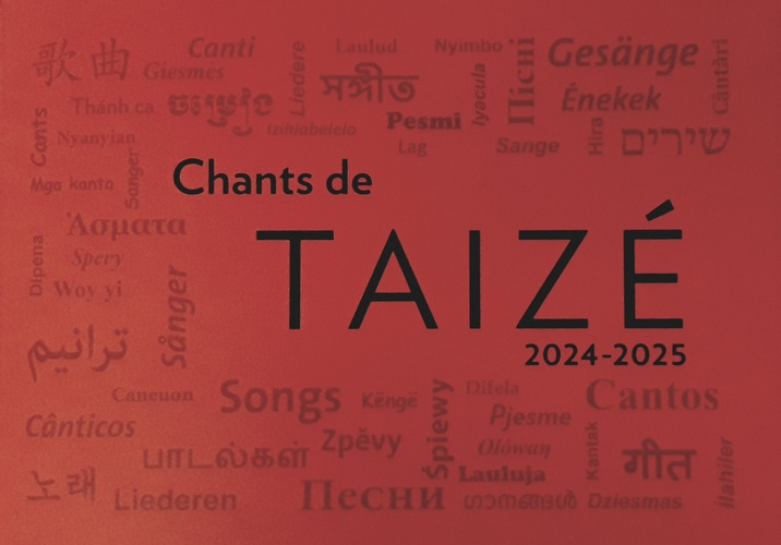 Chants de Taizé : 2024 - 2025 rouge