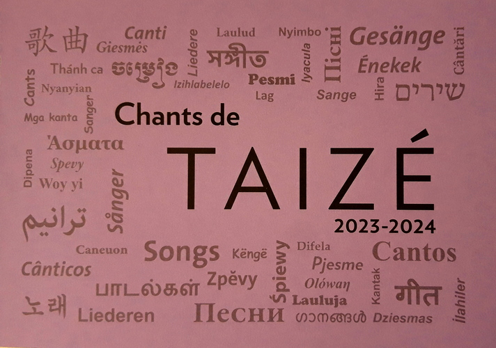 Chants de Taizé : 2023 - 2024 Violet