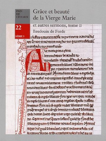 Grâce et beauté de la vierge Marie et autres sermons Tome 2 - Baudouin de Forde
