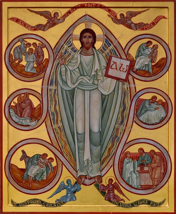 Icon of mercy, postcard 382