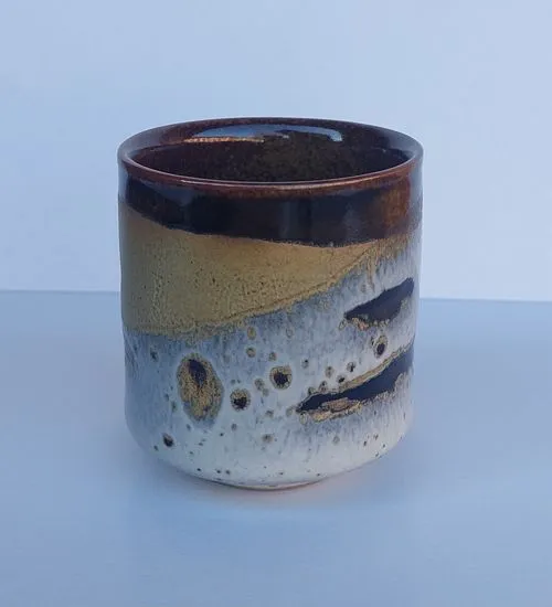 Product Decorated cup brown Image