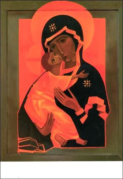 Product The Virgin and Child, postcard 301 Image